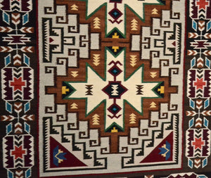Teec Nos Pos Navajo Rug : Cara Gorman Yazzie : Churro 1662