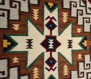 Teec Nos Pos Navajo Rug : Cara Gorman Yazzie : Churro 1662