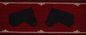 Pictorial Navajo Weaving : GH : Churro 1692 : 25.5" x 32"