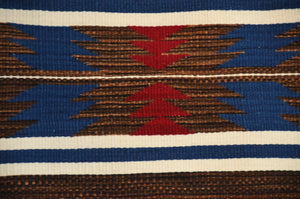 Childs Blanket Navajo Weaving : Jalucie Marianito : Churro 1707 : 36" x 51" (3' x 4'3")