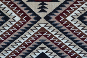 Teec Nos Pos / Red Mesa Navajo Rug : Berlinda Nez Barber : Churro 1716 : 30.5" x 45.5" (2'6.5" x 3'9.5")