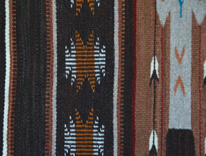 Yei Navajo Weaving : GH : Churro 1720 : 27" x 44"