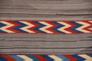 Serape Navajo Weaving : Lucie Marianito : Churro 656