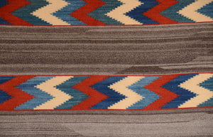 Serape Navajo Weaving : Lucie Marianito : Churro 656