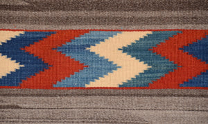 Serape Navajo Weaving : Lucie Marianito : Churro 656
