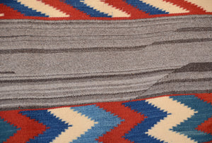 Serape Navajo Weaving : Lucie Marianito : Churro 656