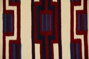 Childs Blanket : Navajo Weaving : Jamie Marianito : Churro 689