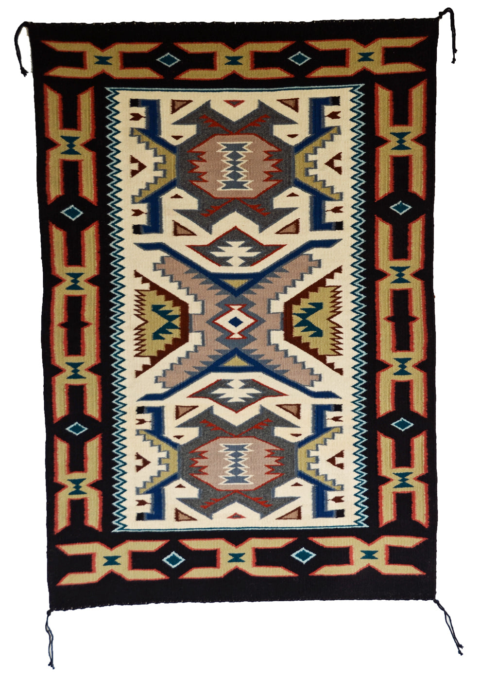 Teec Nos Pos Navajo Weaving : 3423 : 29" x43" (2'5" x 3'7")