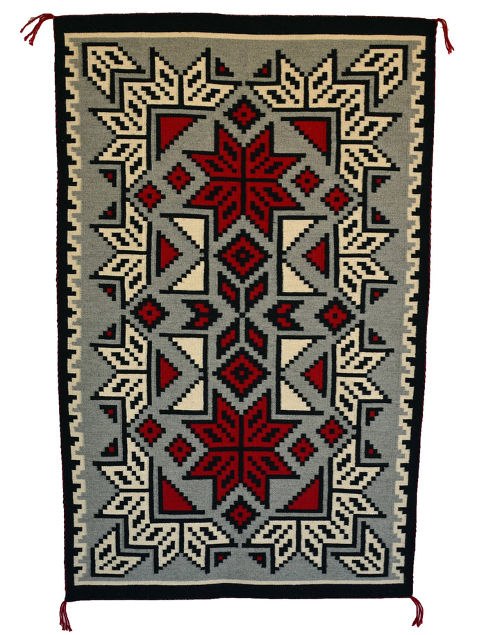 Crystal Navajo Rug : Virginia Yazzie : 3426 :  35" x 56" (2'11" x 4'8")