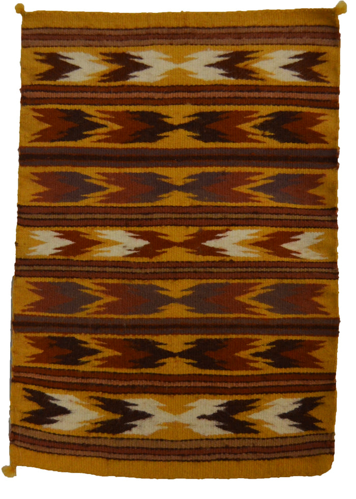 Miniature Crystal Navajo Tapestry : Sadie Yazzie : PC 240  : 8.75" x 12.5"