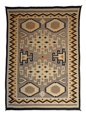 Crystal Navajo Rug : Historic : GHT 2313 : 56.5" x 79" - Getzwiller's Nizhoni Ranch Gallery