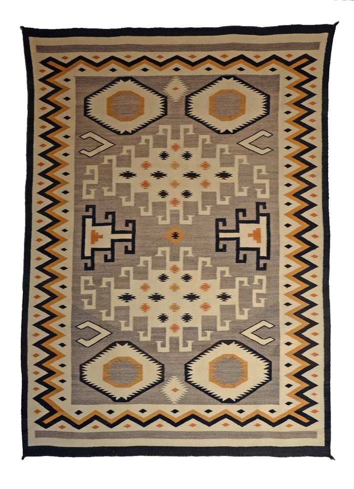 Crystal Navajo Rug : Historic : GHT 2313 : 56.5" x 79" : (4'8.5" x 6'7")