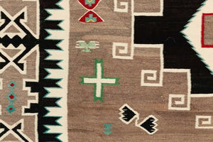 Teec Nos Pos Pictorial Navajo Rug Weaving : Slocum Klah : 24 Cans: PC 14 : 5' x 8'1" - Getzwiller's Nizhoni Ranch Gallery