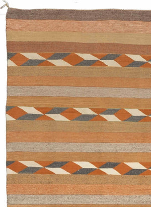 Crystal Navajo Weaving: Grace Brown : B-18 : 78" x 120" - Getzwiller's Nizhoni Ranch Gallery