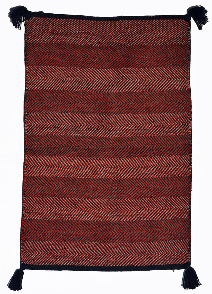 Twill Double Navajo Saddle Blanket : 3418 : 28" x 44" (2'4" x 3'8")