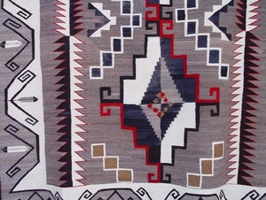 Crystal Navajo Weaving : Historic : GHT 417 : 66" x 144" - Getzwiller's Nizhoni Ranch Gallery