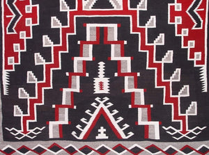 Crystal / Storm Pattern Navajo Weaving  : Historic : GHT 624 : 8′6" x 11'6" - Getzwiller's Nizhoni Ranch Gallery