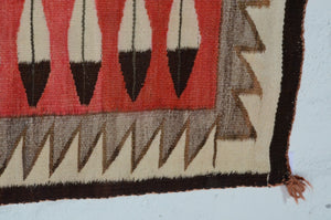 Antique Navajo Rug: 4 in 1 Teec Nos Pos Pictorial : GHT 187 : 64" x 90" - Getzwiller's Nizhoni Ranch Gallery