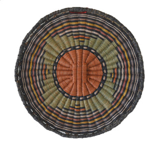 Native American Basket : Hopi Wicker Plaque : Basket 16 - Getzwiller's Nizhoni Ranch Gallery