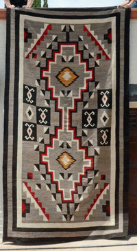 Crystal Navajo Weaving  : Historic : JV 111 : 79" x 144" : ( 6' 7" x 12'), view 6