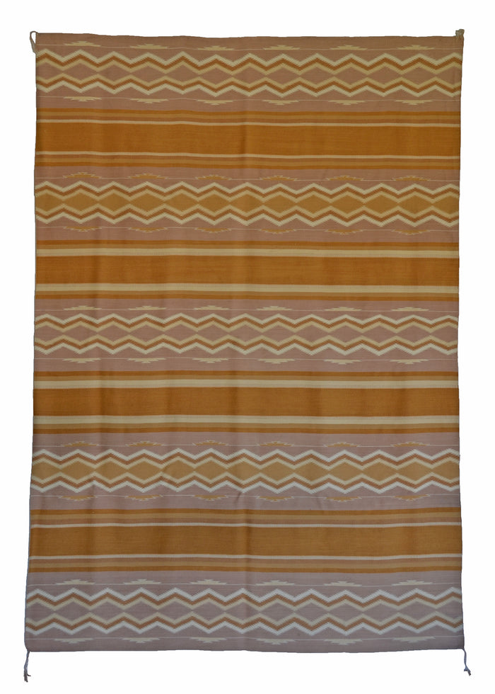 Wide Ruins Navajo Rug : Historic Lippincott Era : GHT 2303 : 74" x 104" : (6'2" x 8'8")