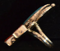 Native American Jewelry : Navajo : Ring : Turquoise : Kenneth Largo : NAJ- 4R, view 2