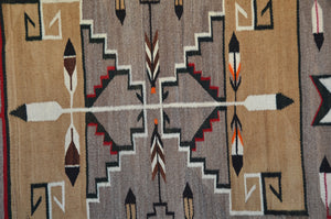 Teec Nos Pos Antique Navajo Rug :  PC 165  : 45" x 94"