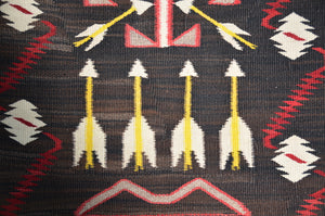 Teec Nos Pos Antique Navajo Rug :  PC 169  : 34" x 66"
