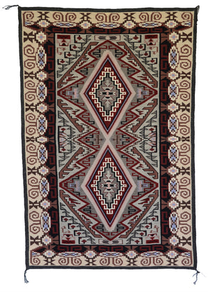 Three Turkey Ruin Navajo Weaving : Irene Bia : PC 246