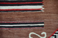 Single Saddle Blanket : Historic Navajo Weaving : PC 286 : 24″ x 31″ : (2' x 2'7"), view 2
