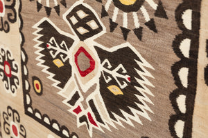 Bistie Navajo Weaving : Historic : PC 102 : 55" x 92"
