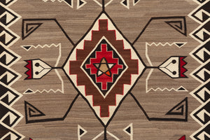 Teec Nos Pos Navajo Weaving : Historic : PC 88: 3'7"x 8'4" - Getzwiller's Nizhoni Ranch Gallery