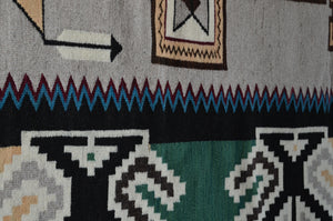 Teec Nos Pos Navajo Rug : Geraldine Phillips : Churro 1574: 6'1" x 12'1" - Getzwiller's Nizhoni Ranch Gallery