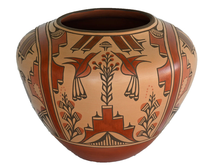 Zia Pueblo Pot : Large Olla:  Ruby Panana: rp 22